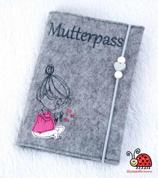 Mutterpass "Werdende Mama mit Schühchen"